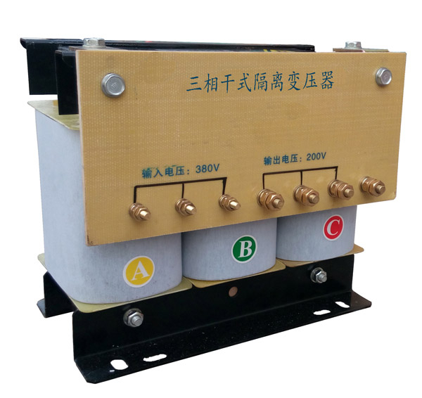 17KVA 三相隔离变压器-600V(P):400V(S)-Dyn11-Rate：600Vac/75A/65℃